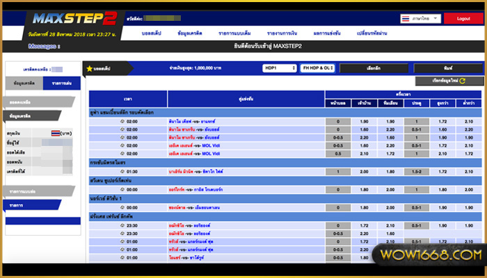 แทงบอลครึ่งเวลา maxstep2
